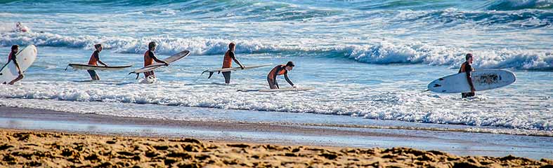 camping bord de mer Landes