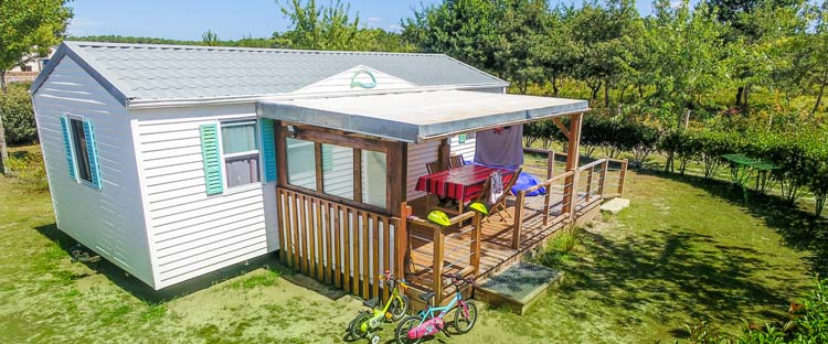 camping mobil-home location landes