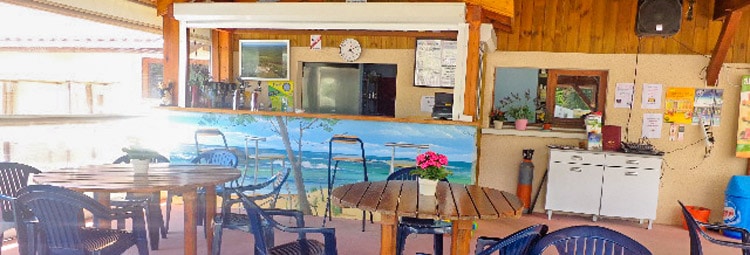 snack camping vacances landes