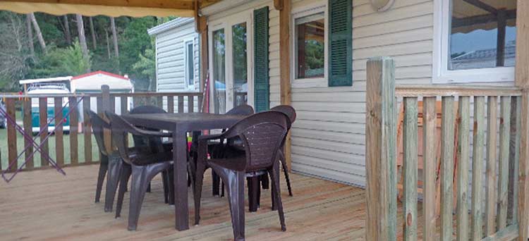 Location mobil-home camping Landes