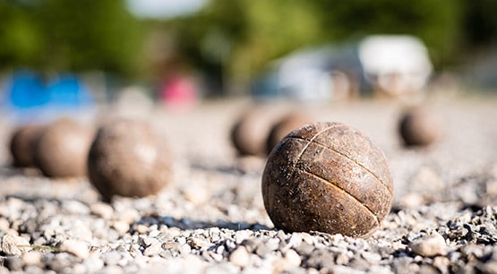camping petanque landes