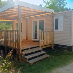 location mobil home landes