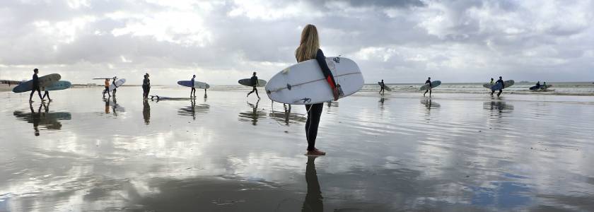 surf en famille