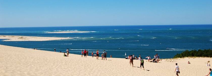 balade en couple à la dune du Pilat