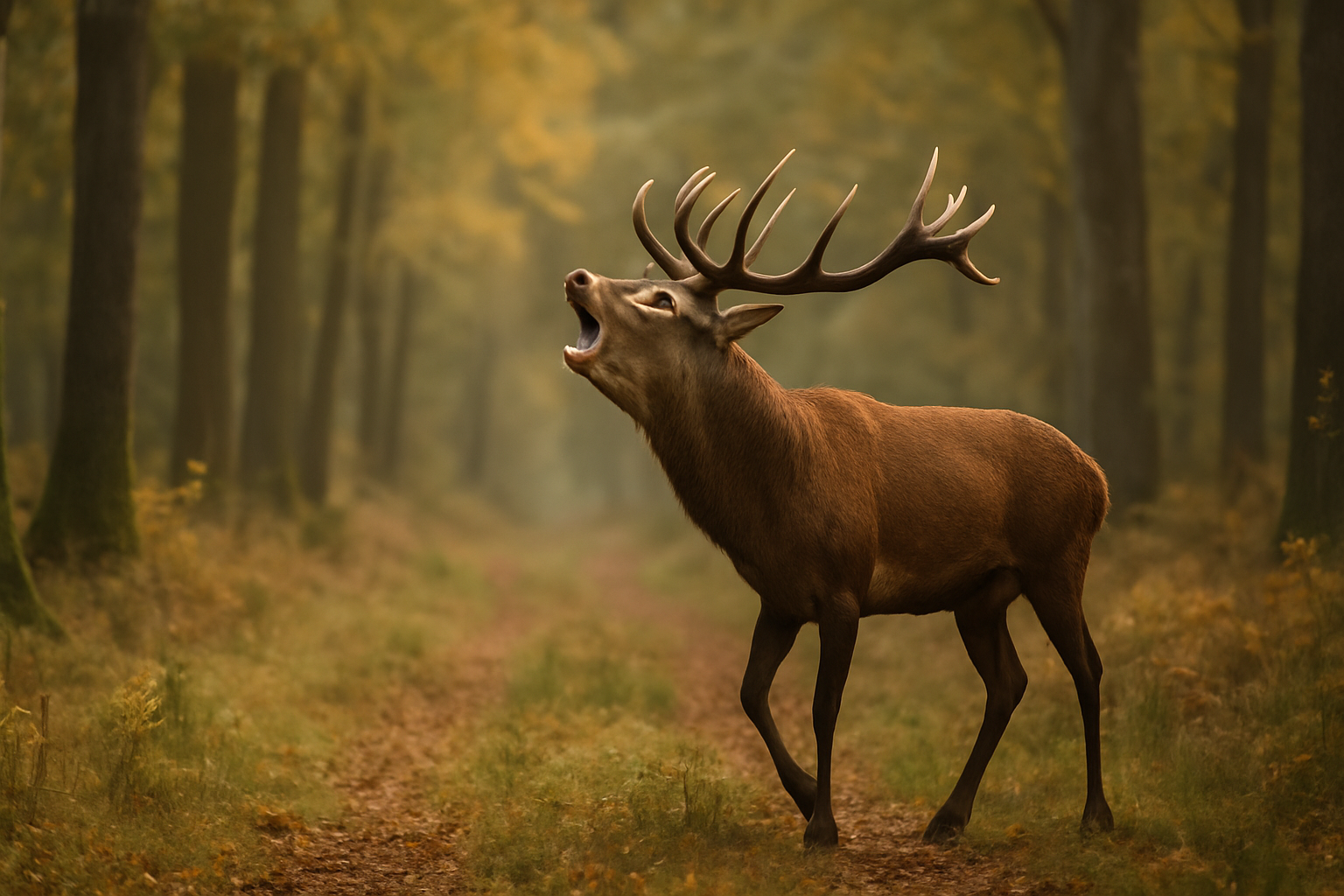 Cerf qui brâme