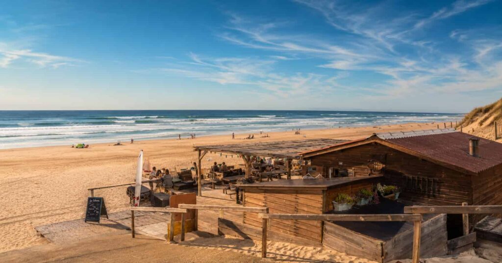 Contis Plage Vue Ensemble Crop